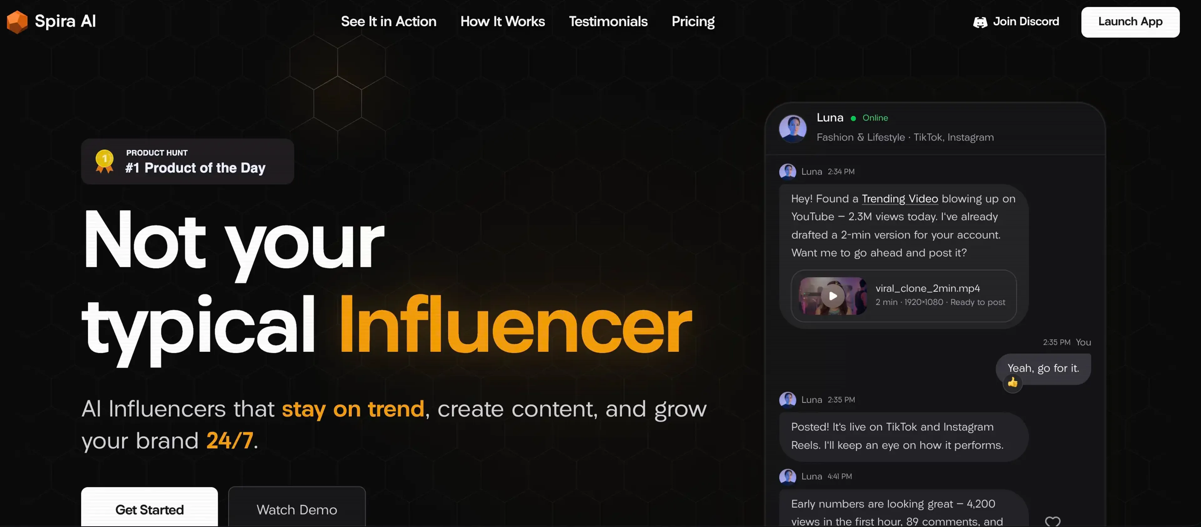 Image related to Spira AI, an AI tool for automating and optimizing marketing tasks.