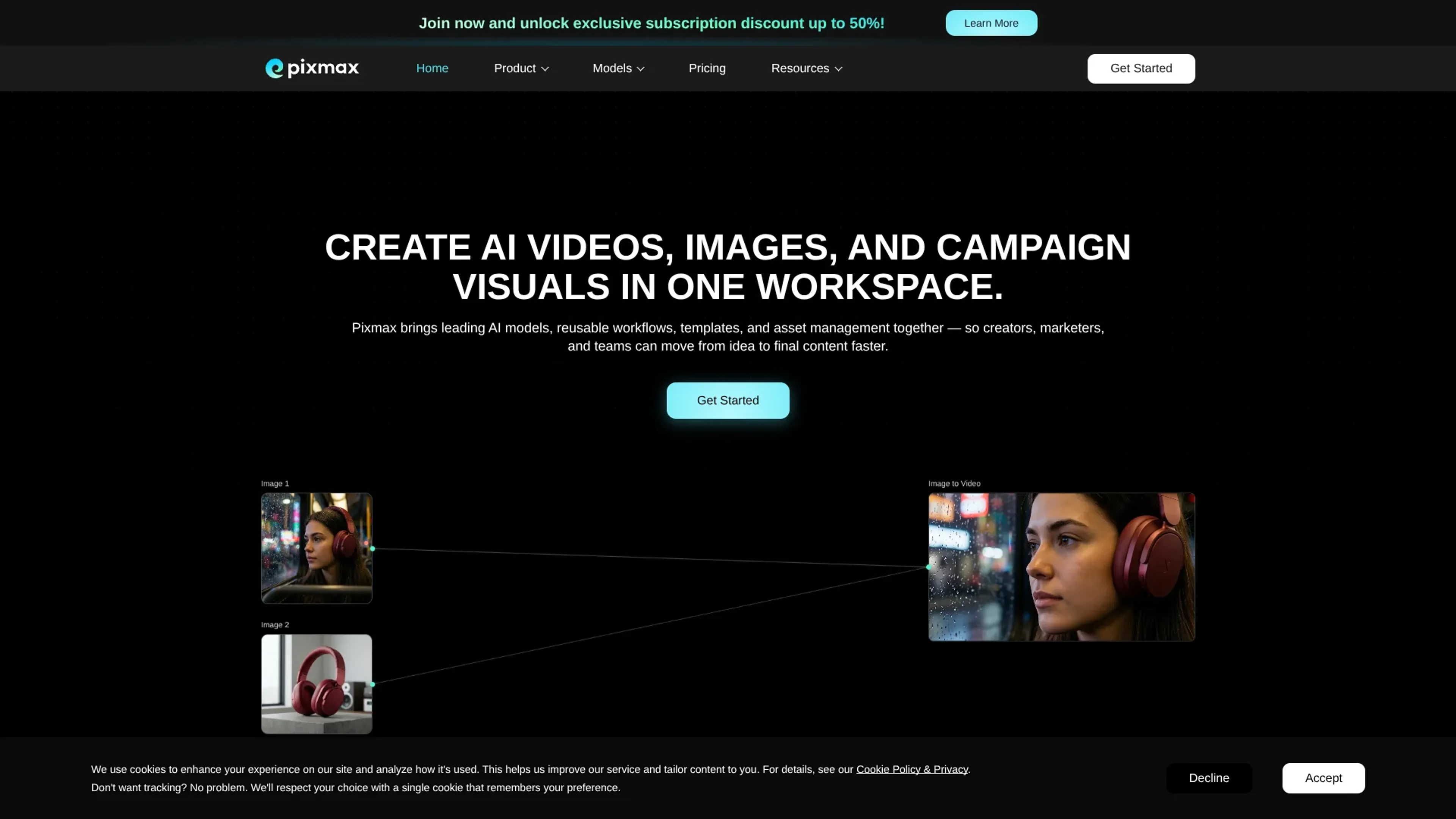 Image related to Pixmax.ai, an AI tool for generating realistic videos.