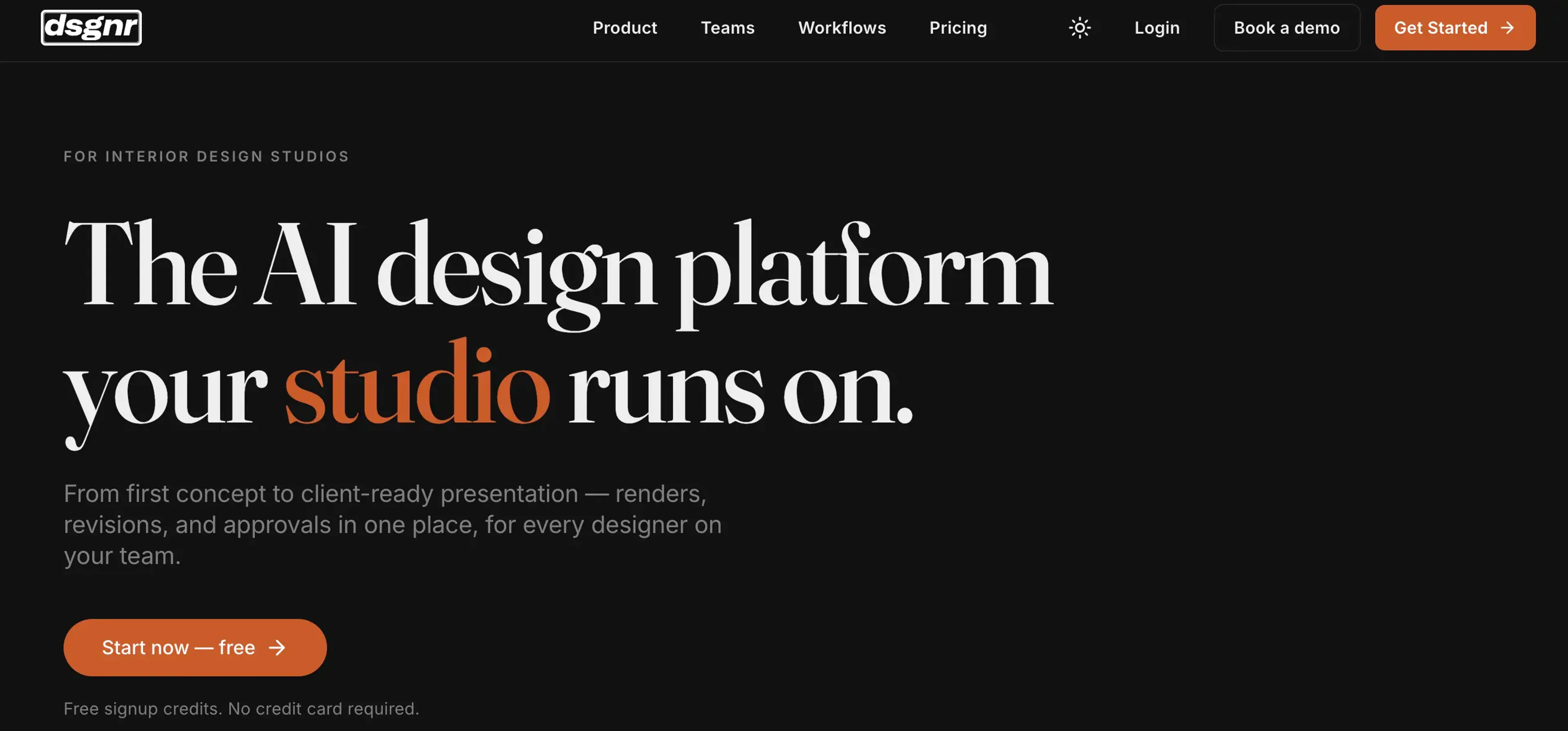 Image related to dsgnr AI, an AI tool for generating design concepts and layouts.