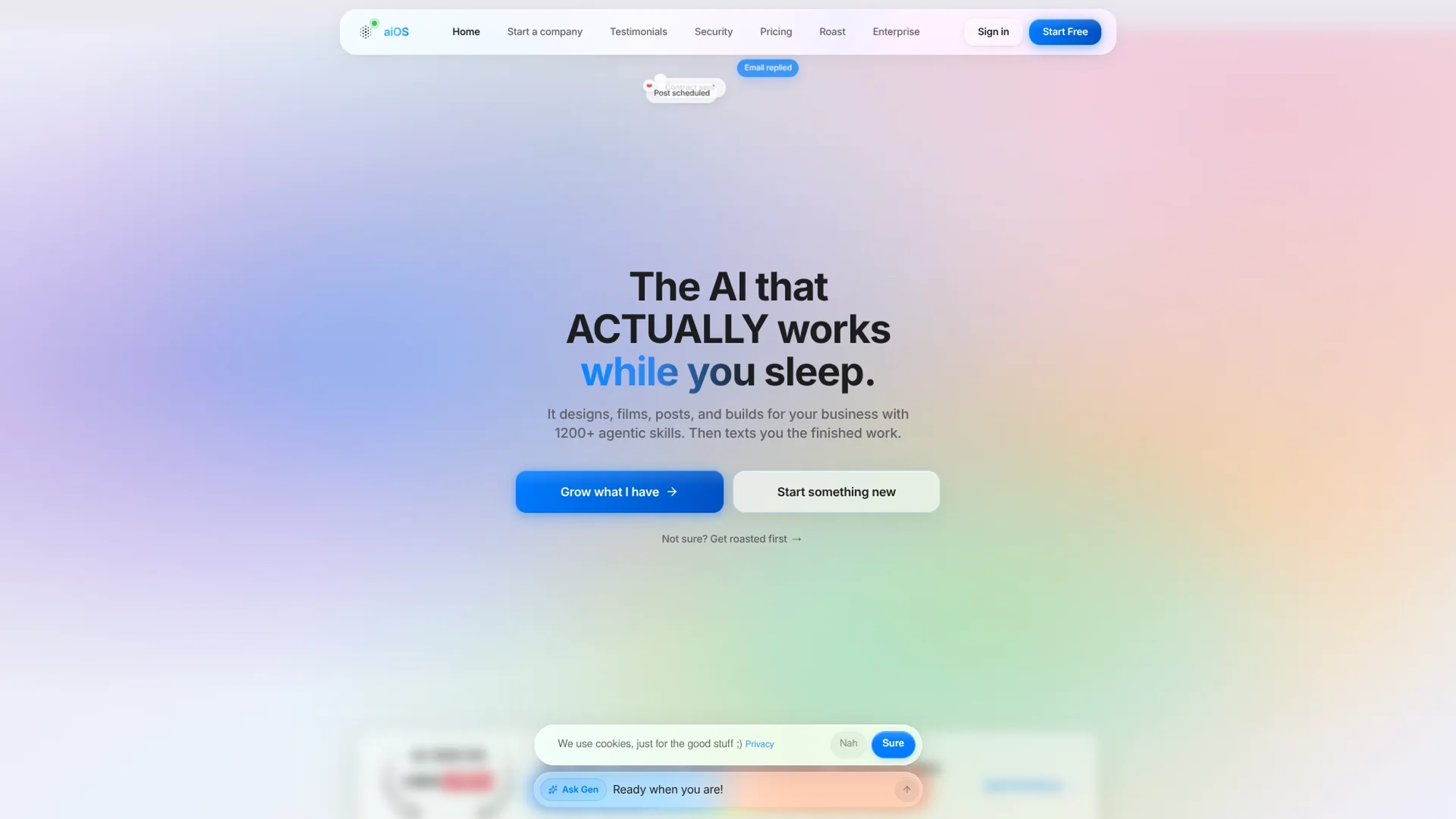 Image related to aiOS, an AI tool for automating and optimizing marketing tasks.