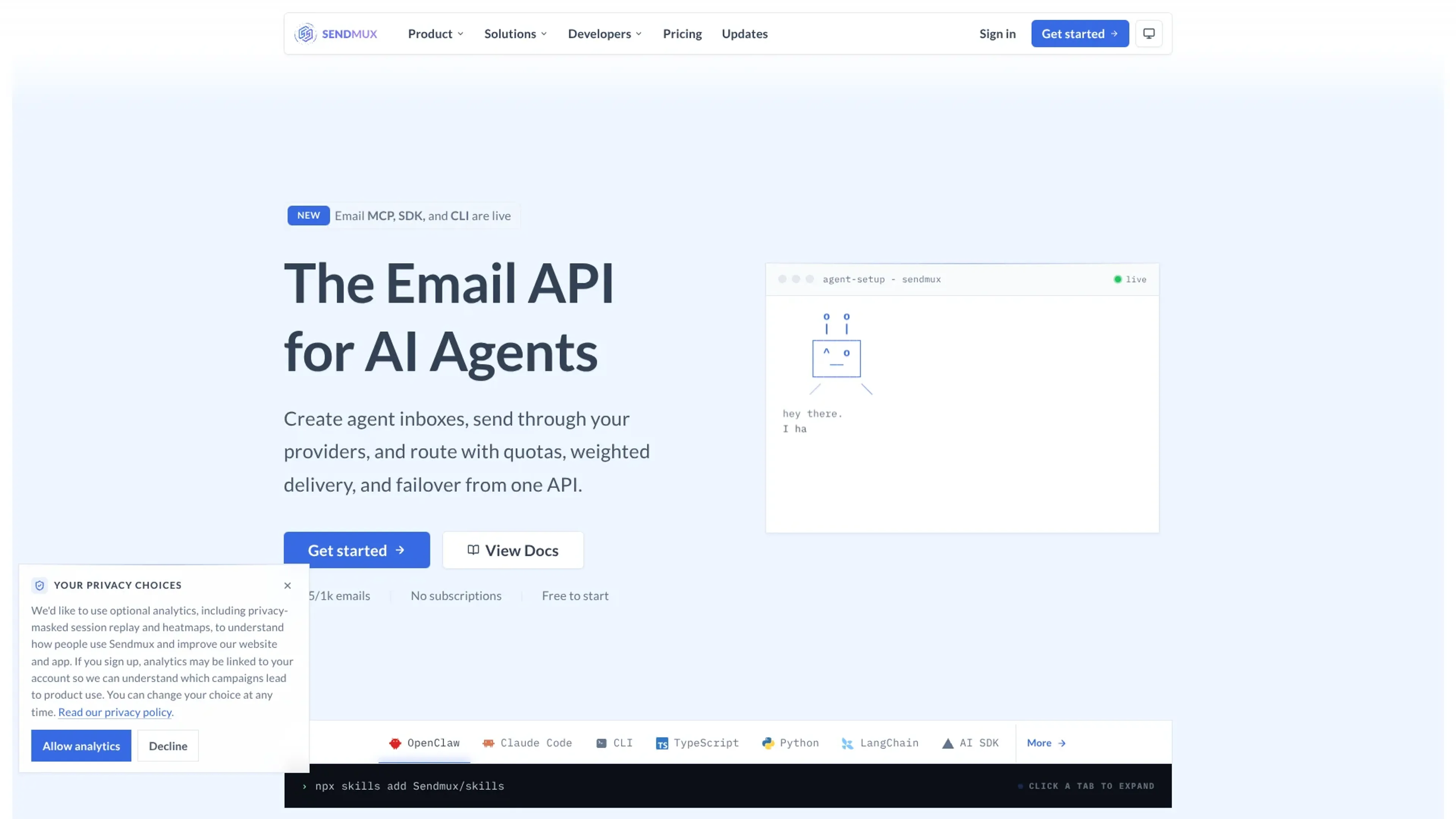 Image related to Sendmux, an AI tool for managing and writing emails efficiently.