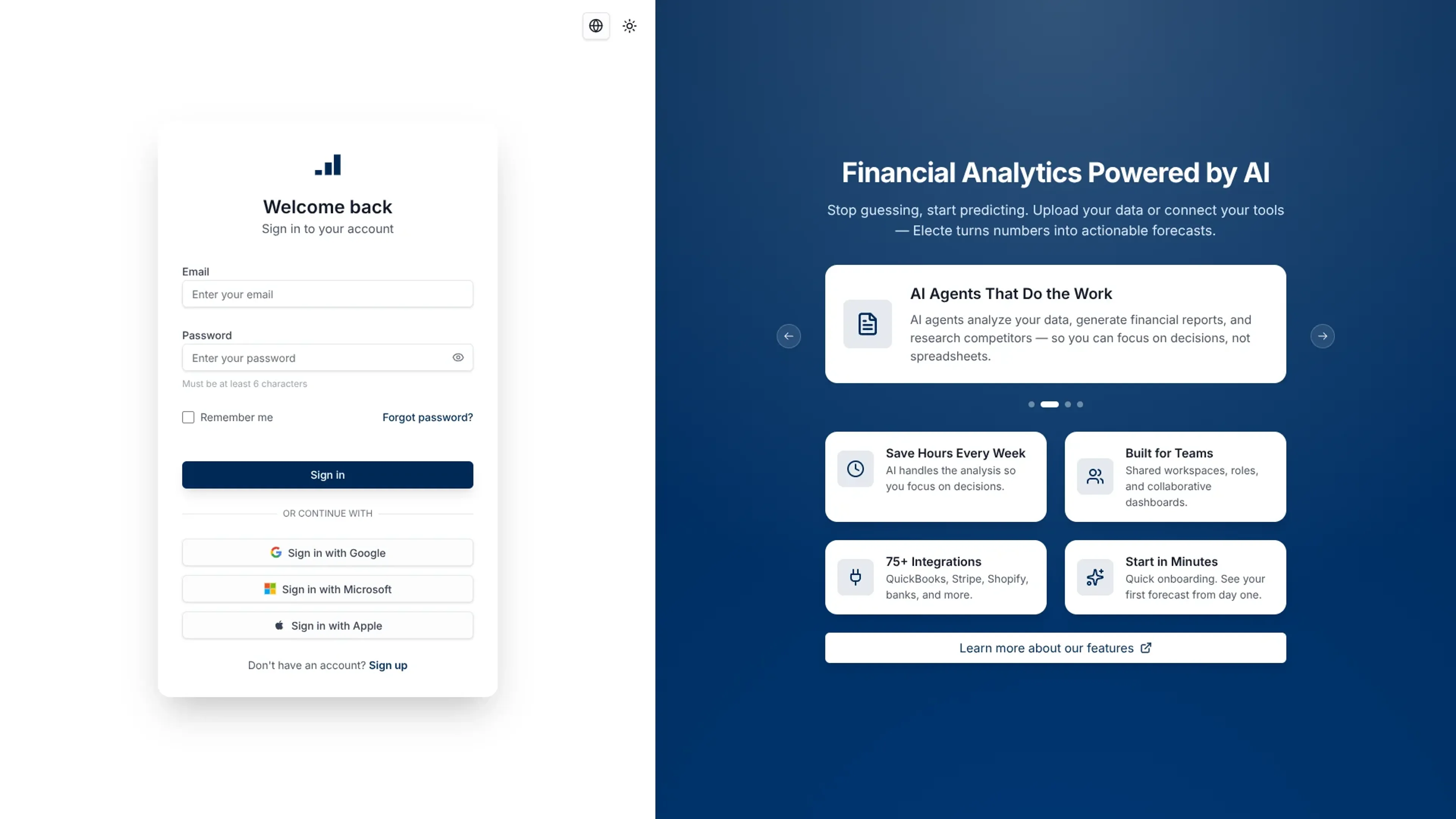 Image related to ELECTE, an AI tool for financial analysis and management.