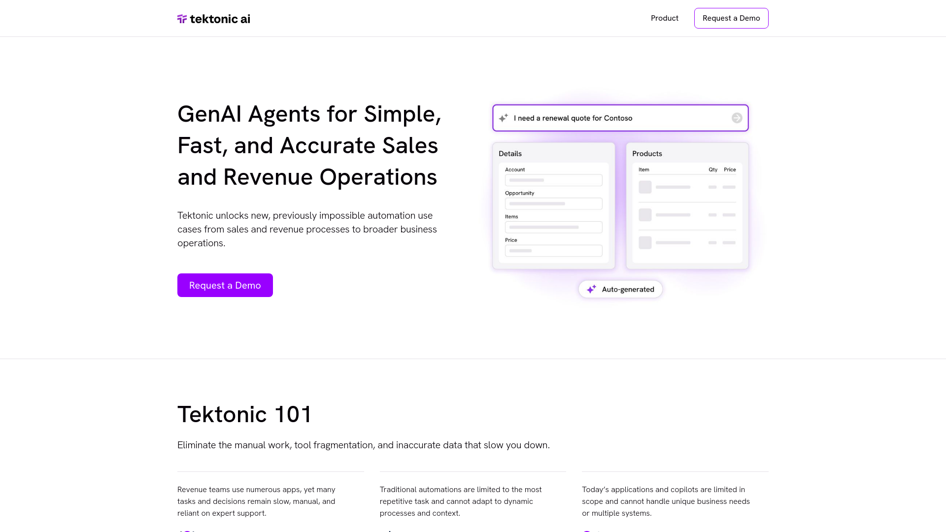 Tektonic AI featured