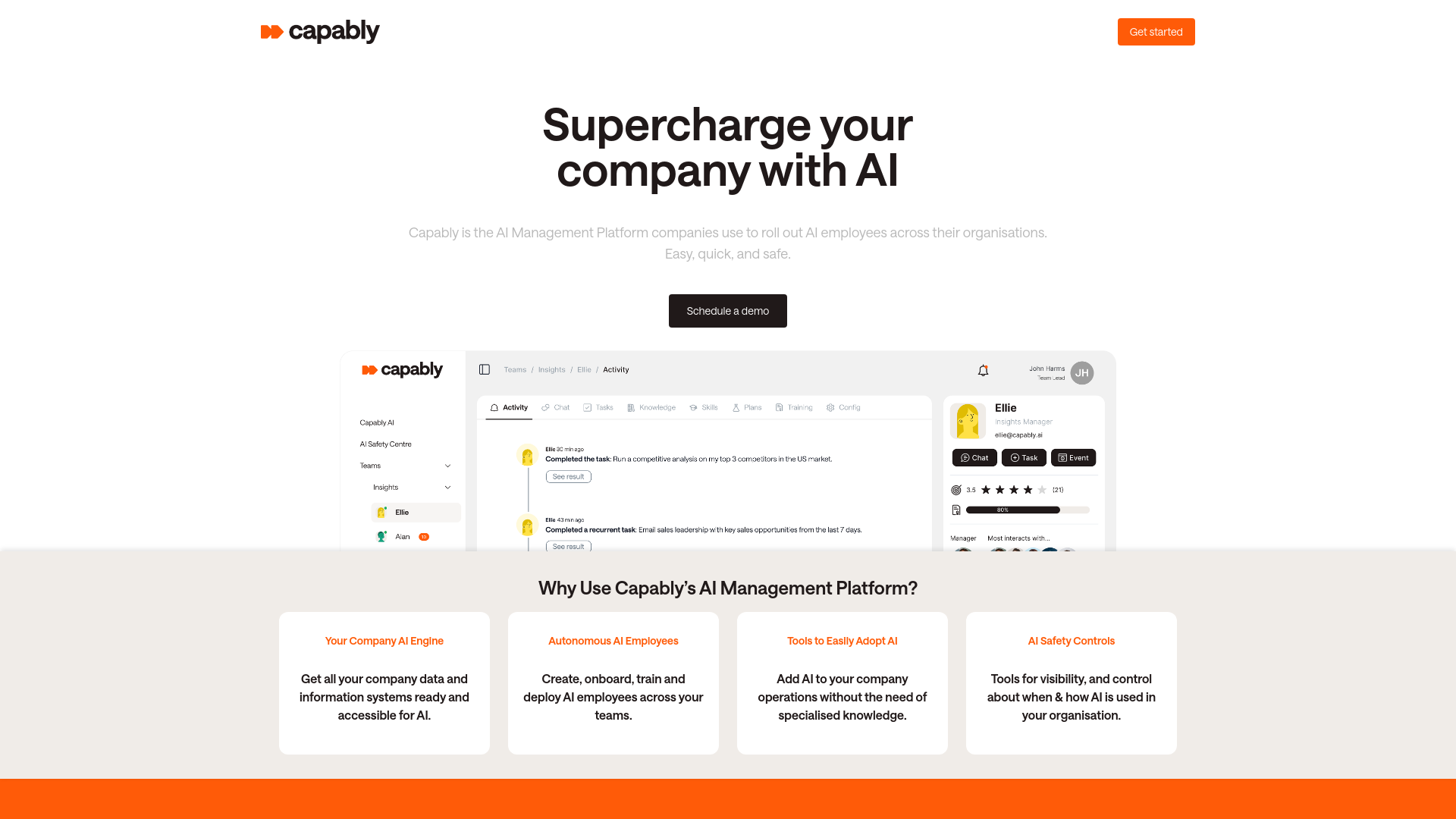 Capably featured