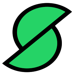 Sloped logo