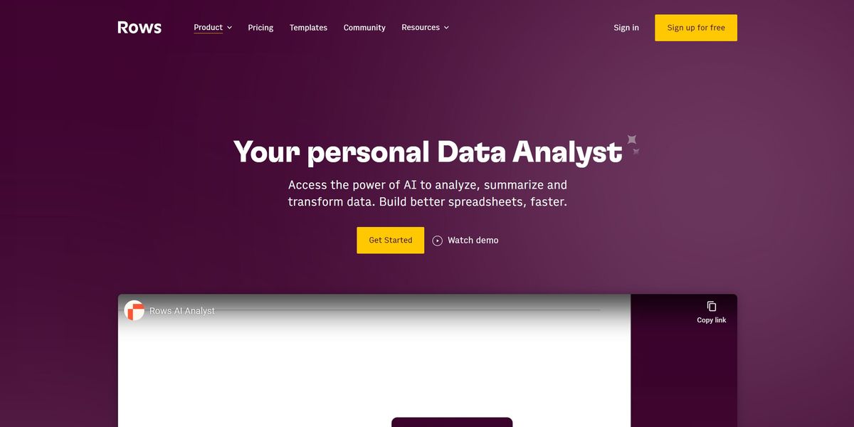 Rows AI Reviews: Use Cases, Pricing & Alternatives