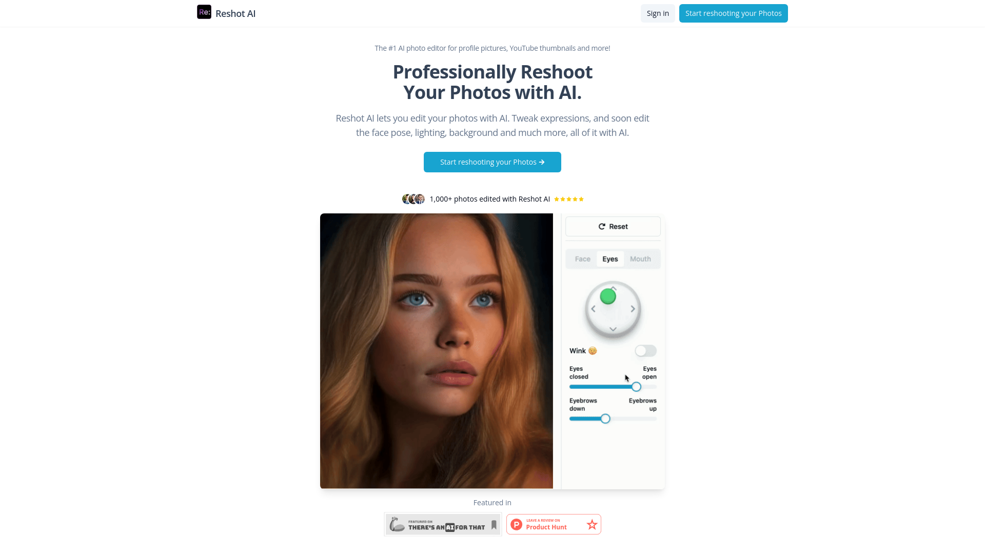 Reshot AI featured