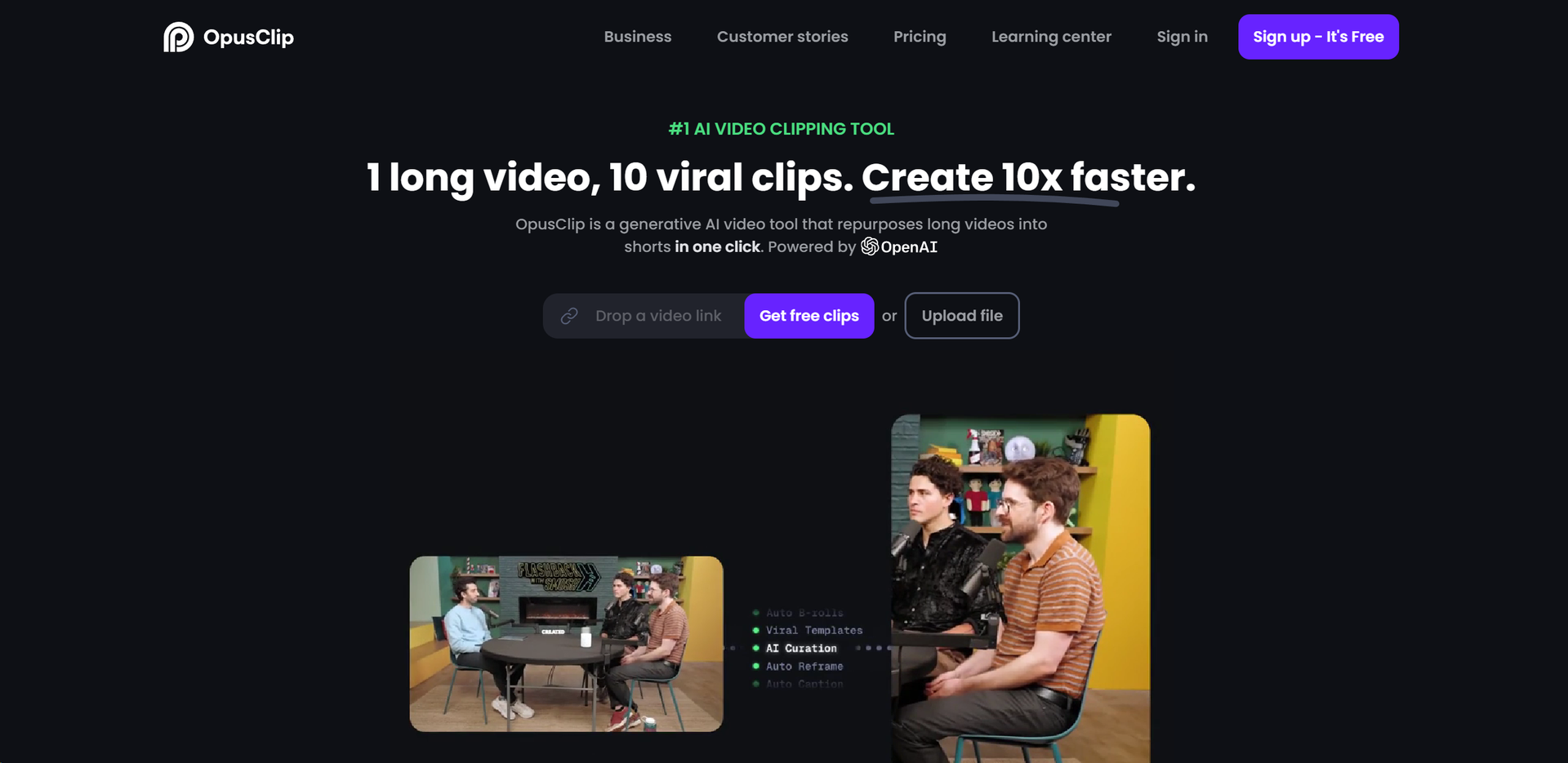 Opus Clip featured